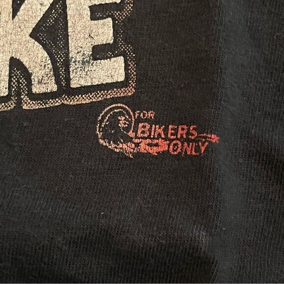 Vintage 80s For Bikers Only Make My Day Harley-Davidson Faded T Shirt Small - Picture 3 of 7